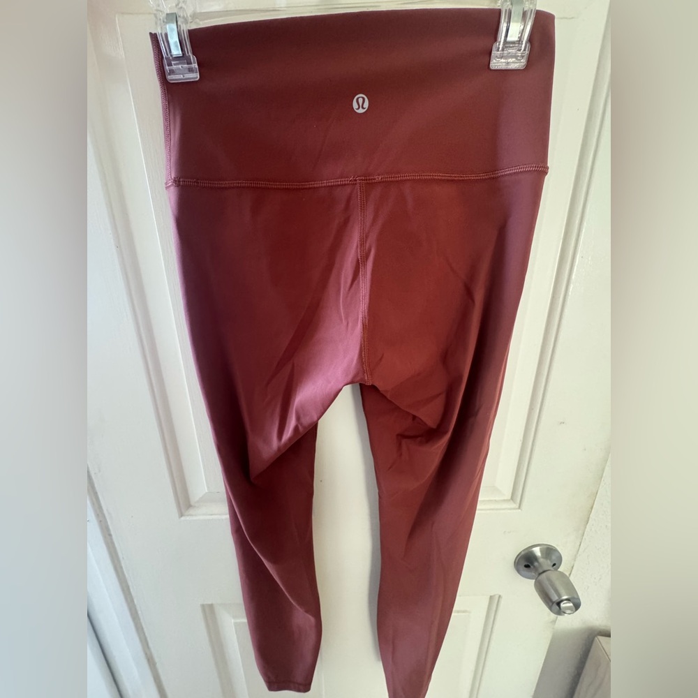lululemon athletica Burnt orange  High-Rise Leggings